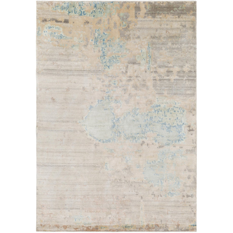 media image for Ephemeral EPH-1000 Hand Knotted Rug in Sky Blue & Sea Foam by Surya 257
