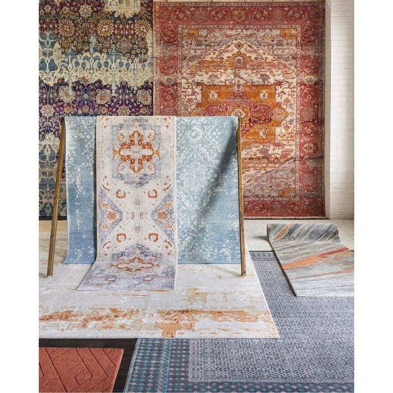 media image for Ephemeral EPH-1001 Hand Knotted Rug in Burnt Orange & Peach by Surya 210