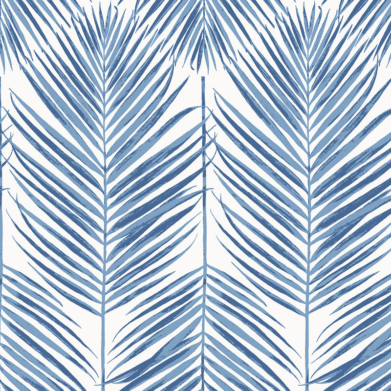 media image for sample marina palm wallpaper in coastal blue from etten gallerie for seabrook 1 246