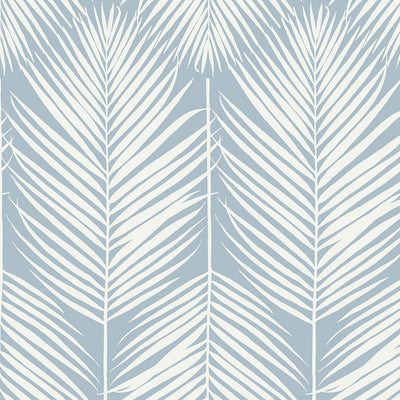 product image of Athena Palm Wallpaper in Hampton Blue from Etten Gallerie for Seabrook 568