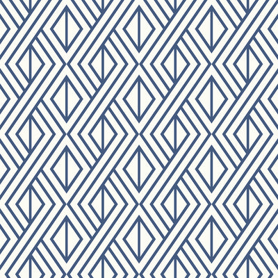 product image of Diamond Weave Wallpaper in Navy Blue from Etten Gallerie for Seabrook 591