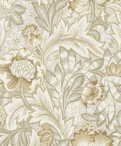 product image of Sample Acanthus Garden Wallpaper in Warm Neutral 515