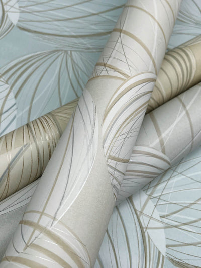 product image for Floating Lanterns Wallpaper in Light Grey 56