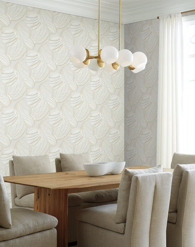 product image for Floating Lanterns Wallpaper in Blonde 18