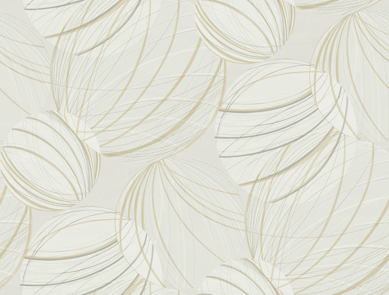 media image for Floating Lanterns Wallpaper in Blonde 227