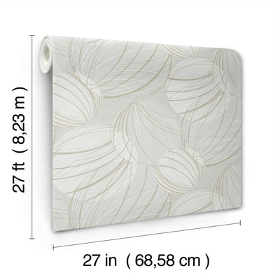 product image for Floating Lanterns Wallpaper in Light Grey 23