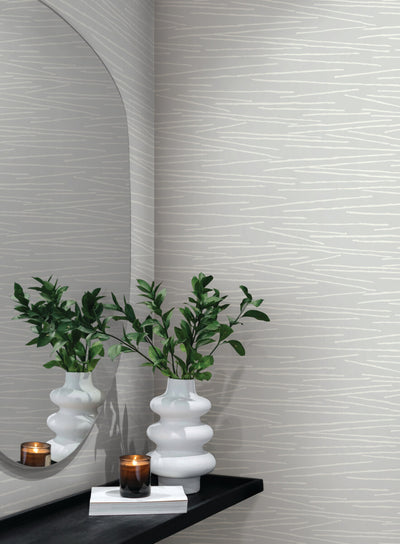 product image for Line Horizon Wallpaper in Spa Blue 44