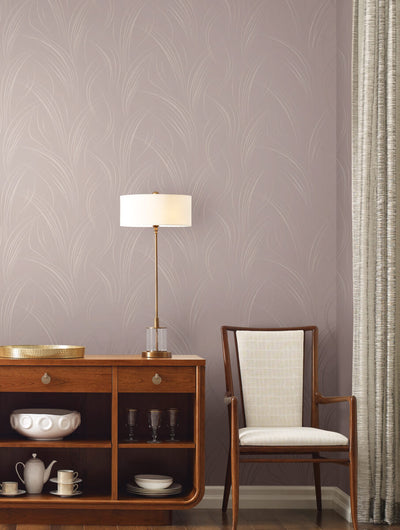 product image for Graceful Wisp Wallpaper in Lavender 53