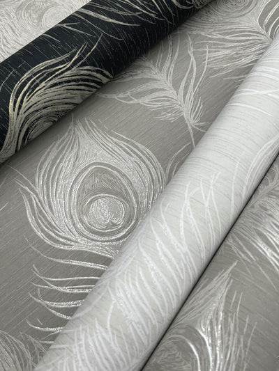 product image for Regal Peacock Wallpaper in Mink 93