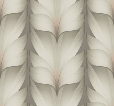 product image for Lotus Light Stripe Wallpaper in Taupe/Blush 19