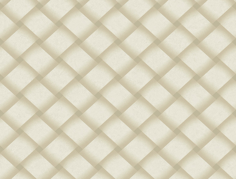 media image for Bayside Basket Weave Wallpaper in Blonde 286