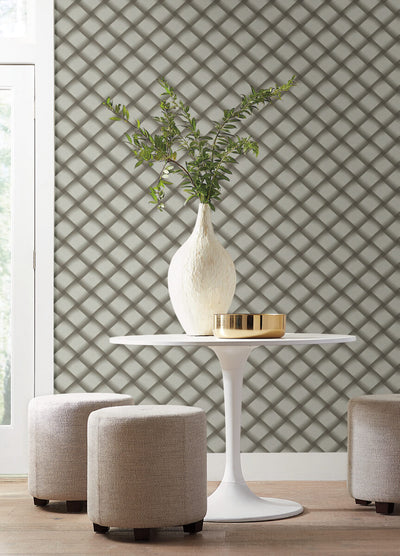 product image for Bayside Basket Weave Wallpaper in Mocha 45