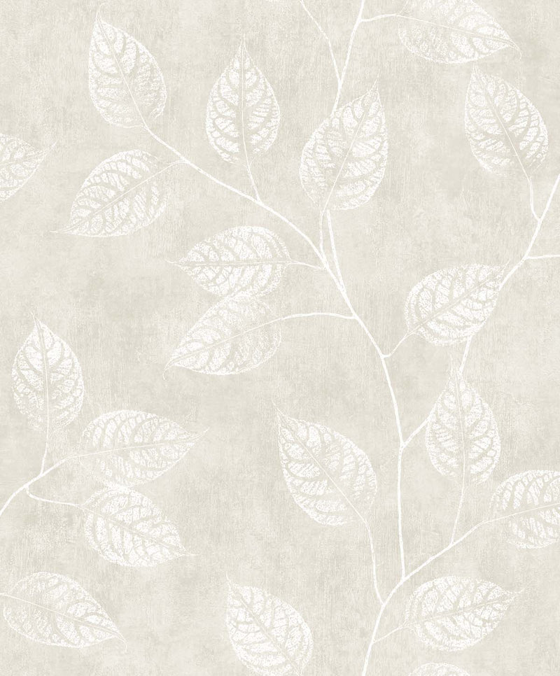 media image for Branch Trail Silhouette Wallpaper in Raw Linen 270