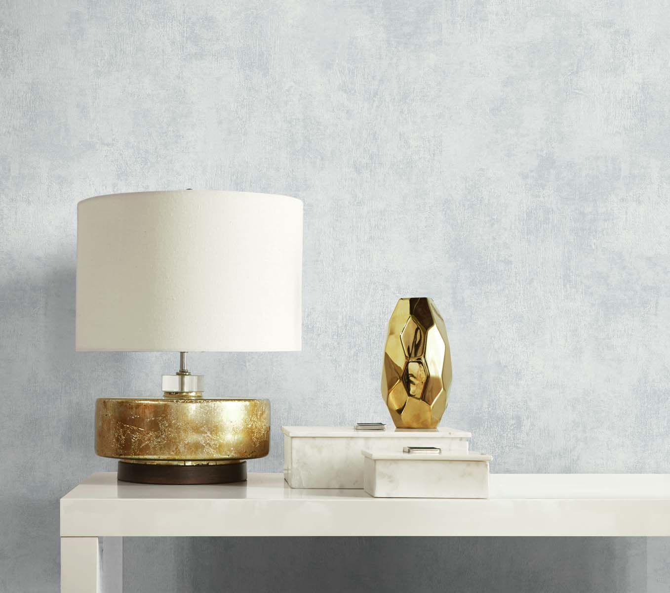 Shop Claire Faux Suede Wallpaper in Ice Pearl | Burke Decor