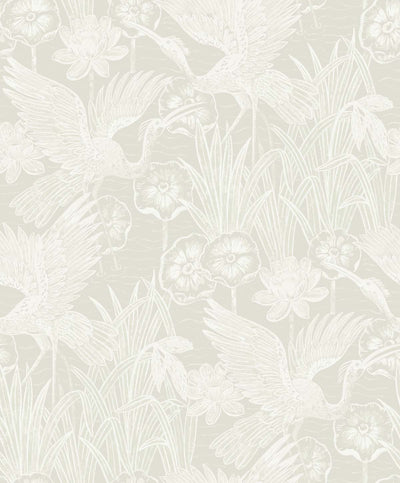product image of Marsh Cranes Wallpaper in Daylight 542