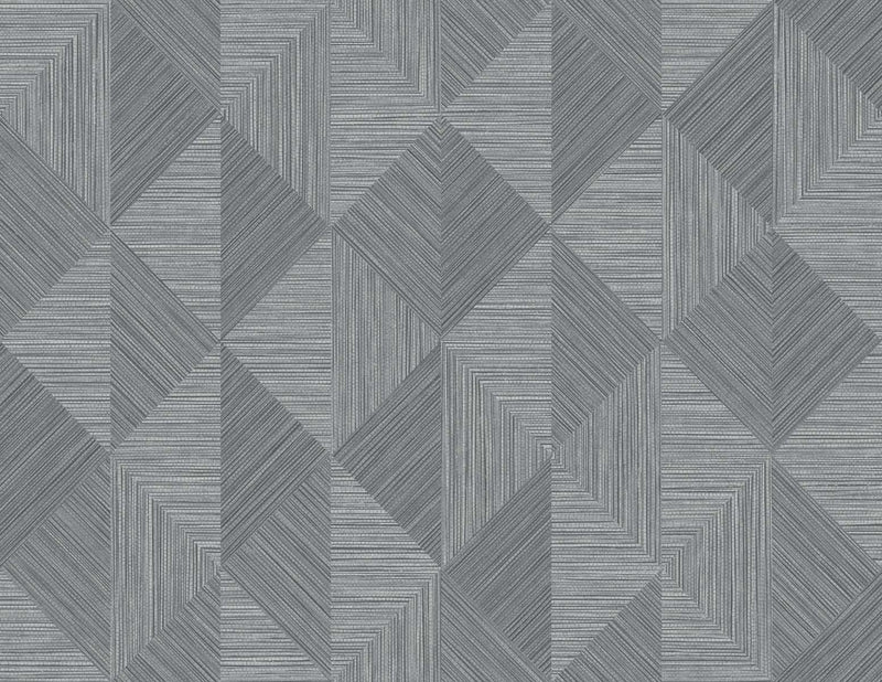 media image for Diamond Inlay Wallpaper in Charcoal Grass 249