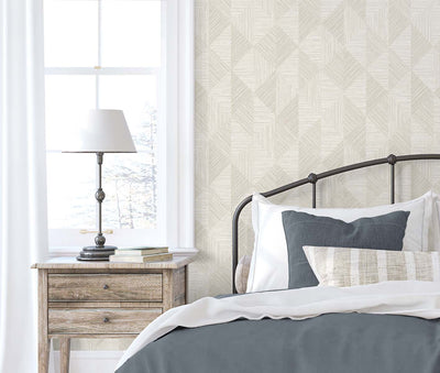 product image for Diamond Inlay Wallpaper in Beige 33