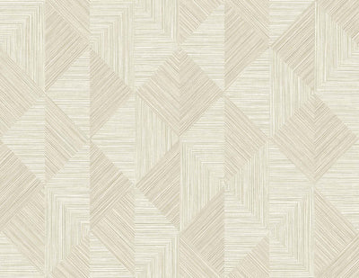 product image of Sample Diamond Inlay Wallpaper in Beige 511