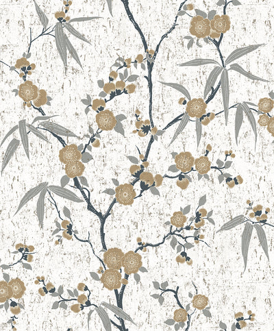 product image of Blossom Cork Wallpaper in Gold Chip 516