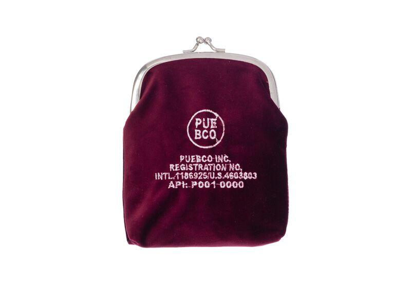 media image for velvet frame pouch burgundy design by puebco 5 287