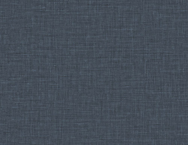 media image for Easy Linen Wallpaper in Admiral Blue from the Texture Gallery Collection by Seabrook Wallcoverings 267