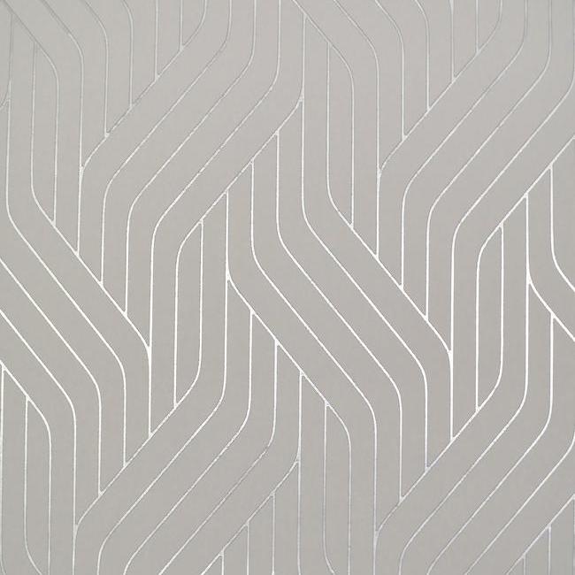media image for Ebb And Flow Wallpaper in Grey and Silver by Antonina Vella for York Wallcoverings 223