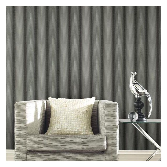media image for ebb and flow wallpaper in charcoal and black from the urban oasis collection by york wallcoverings 1 265