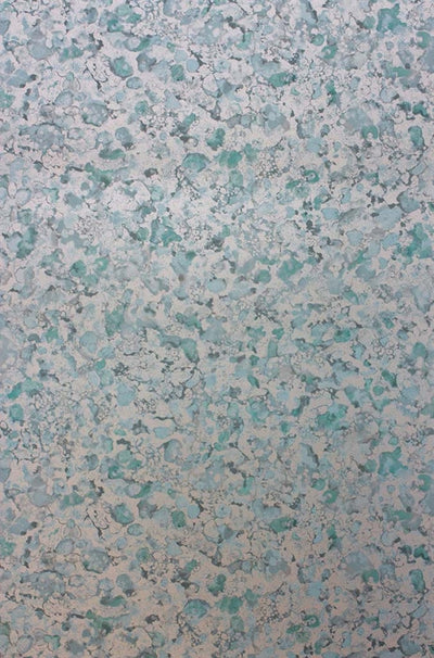 product image for Ebru Wallpaper in Metallic Gilver and Aqua from the Pasha Collection by Osborne & Little 22