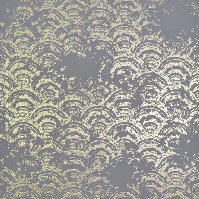 media image for sample eclipse wallpaper in grey and gold by antonina vella for york wallcoverings 1 250