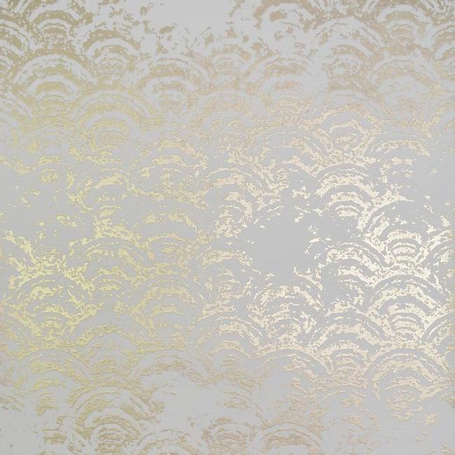 media image for sample eclipse wallpaper in white and gold by antonina vella for york wallcoverings 1 211
