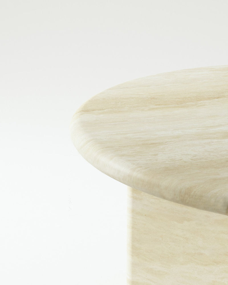media image for plinth small circular marble coffee table csl3312 slm 14 219
