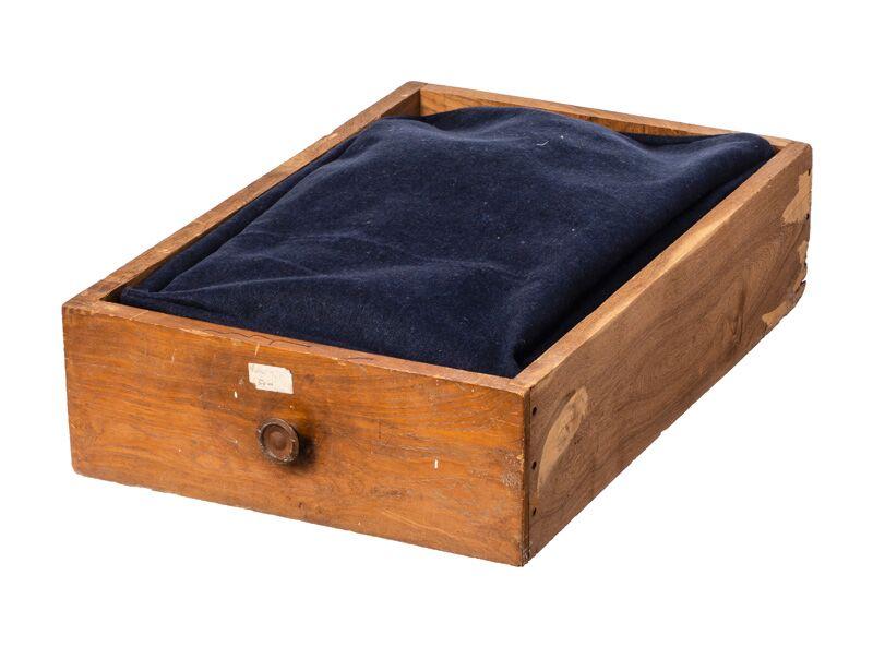 media image for vintage drawer pet bed navy blue design by puebco 1 281