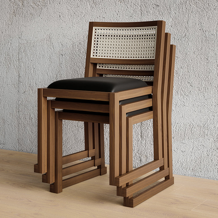 media image for eglinton dining chair vinyl by gus modern ecchegli vinnoir wn 11 227