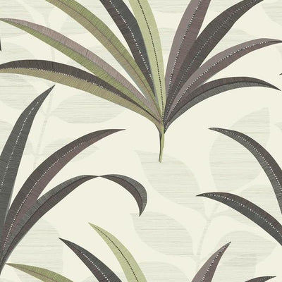 product image for El Morocco Palm Wallpaper in Beige and Green from the Deco Collection by Antonina Vella for York Wallcoverings 75