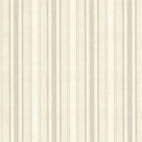 media image for Ellsworth Grey Sunny Stripe Wallpaper from the Seaside Living Collection by Brewster Home Fashions 257
