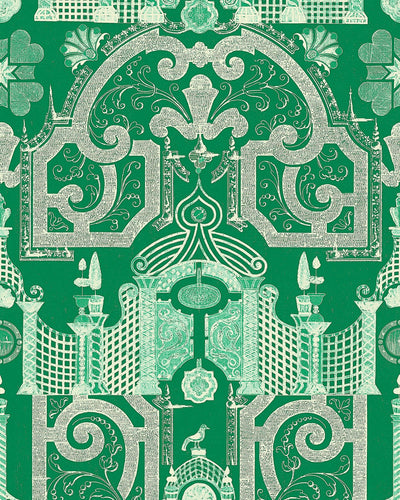 product image for Emperor's Labyrinth Wallpaper in Greenlake from the Chinese Garden Collection by Mind the Gap 31