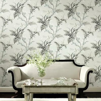 product image for Enchanted Fern Wallpaper in Grey and Beige from the Grandmillennial Collection by York Wallcoverings 76