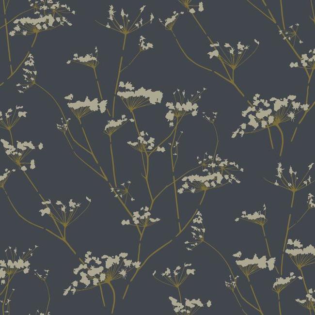 media image for sample enchanted wallpaper in blue from the botanical dreams collection by candice olson for york wallcoverings 1 234