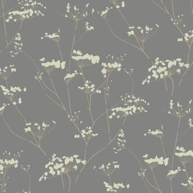media image for sample enchanted wallpaper in silver from the botanical dreams collection by candice olson for york wallcoverings 1 237