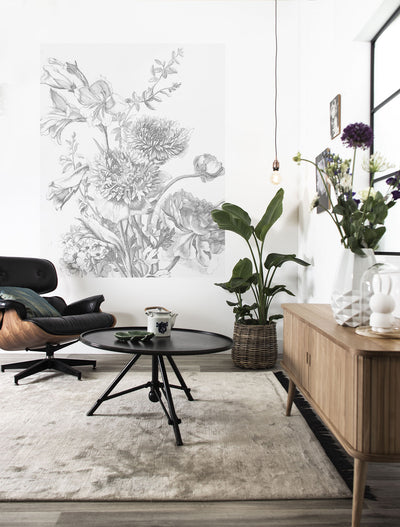 product image of Engraved Flowers 013 Wallpaper Panel by KEK Amsterdam 529
