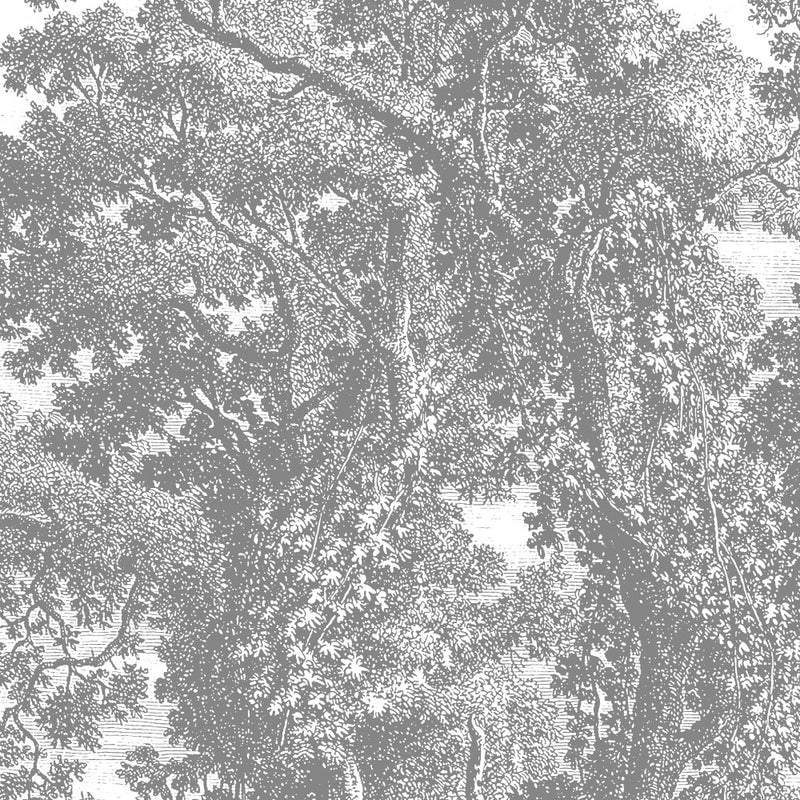 media image for Engraved Tree 013 Wallpaper Circle by KEK Amsterdam 270