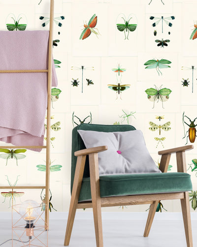 product image for Entomology Green Wallpaper from Collection II by Mind the Gap 4