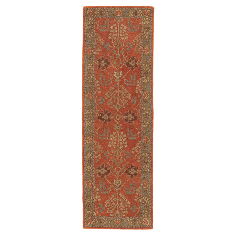 media image for pm51 chambery handmade floral orange brown area rug design by jaipur 6 265