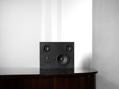 product image for steel speaker by transparent 8 97