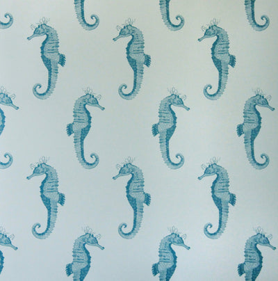product image of Ernest Wallpaper in Blue Lagoon by Abnormals Anonymous 554