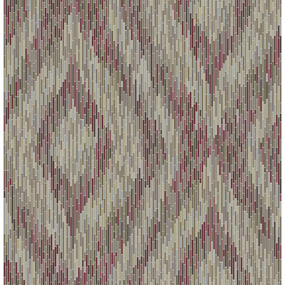 product image for Ethereal Ogee Wallpaper in Red from the Moonlight Collection by Brewster Home Fashions 96