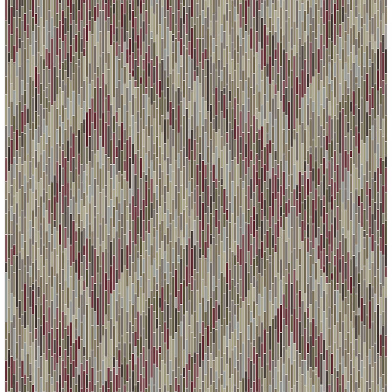 media image for Ethereal Ogee Wallpaper in Red from the Moonlight Collection by Brewster Home Fashions 258