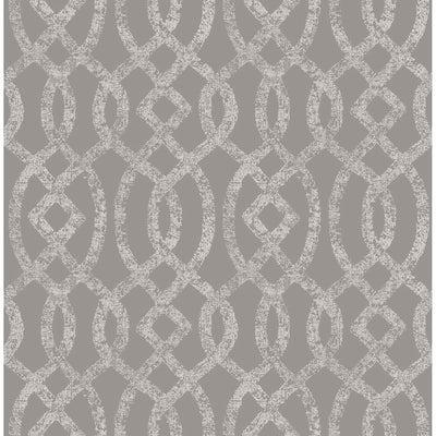 product image for Ethereal Trellis Wallpaper in Grey from the Celadon Collection by Brewster Home Fashions 64