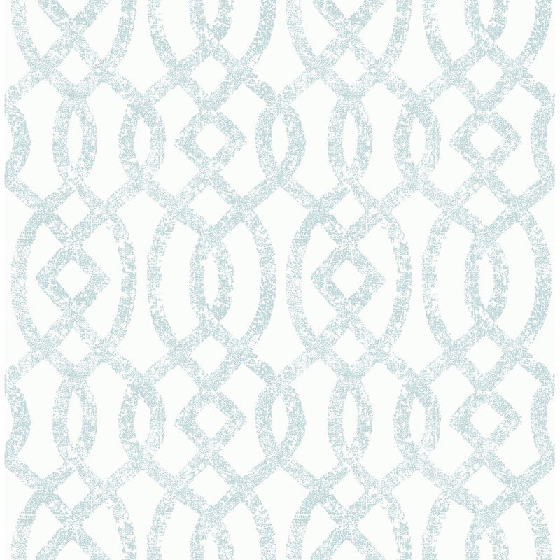 media image for Ethereal Trellis Wallpaper in Sky Blue from the Celadon Collection by Brewster Home Fashions 262