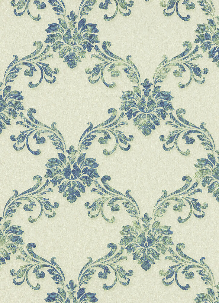 media image for sample etienne ornamental trellis wallpaper in green design by bd wall 1 294